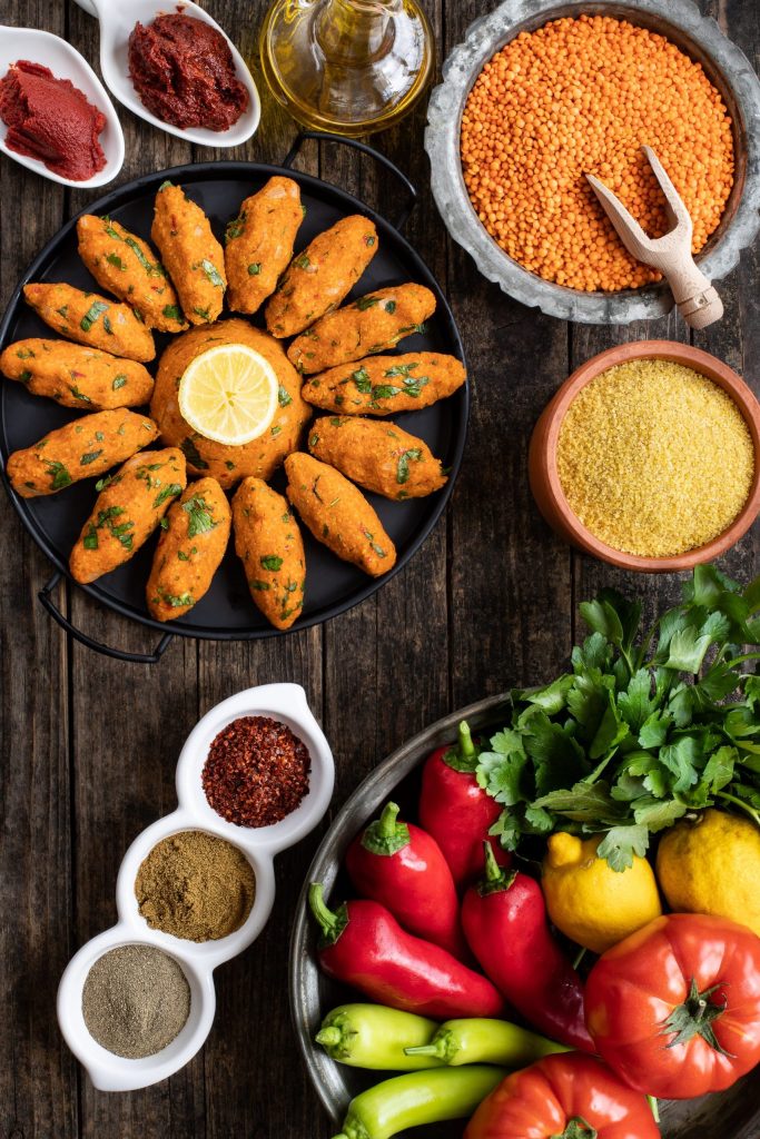 Linsenpastetchen Tzatziki Falafel Bulgur Salat Catering Partyservice Geburtstag türkische Spezialitäten Dessert Bielefeld Bäckerei